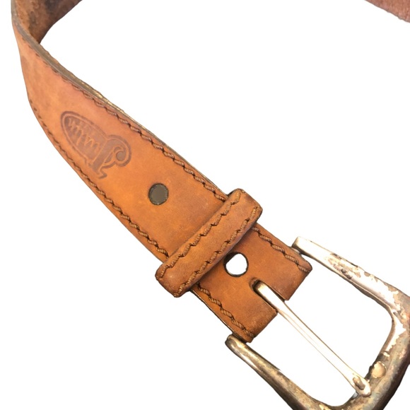 Justin’s Belt Light Colored Leather size 46 - Picture 7 of 9
